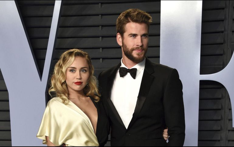 Miley Cyrus y Liam Hemsworth se casaron el 23 de diciembre de 2018. AP / ARCHIVO