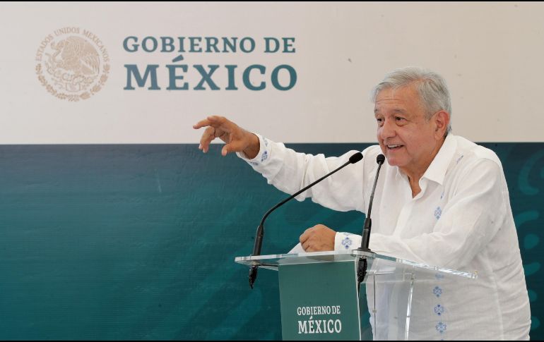 Durante su gira por Zacatecas, López Obrador pidió a los mineros extranjeros que apliquen las mismas normas que en sus países. EFE / ARCHIVO