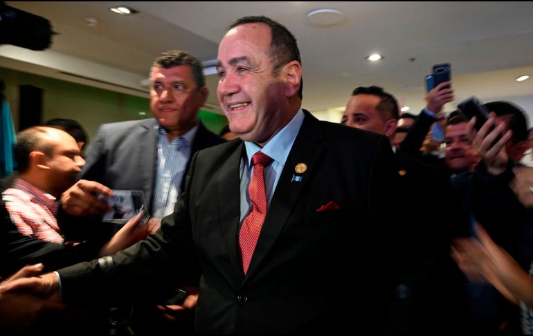 Alejandro Giammattei gobernará Guatemala a partir del 14 de enero de 2020. AFP/J. Ordóñez