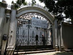 La mansión de Ye Gon, ubicada en Sierra Madre 515, Lomas de Chapultepec, fue subastada en 102 millones de pesos. AP / ARCHIVO