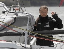Greta Thunberg inicia viaje por Atlántico en un velero cero emisiones