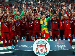 Con esta Supercopa, el Liverpool suma 13 trofeos europeos. EFE/S. Suna