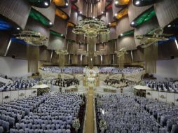 Adoraim, hijo de Naasón Joaquín, fue quien continuó con la dirección de la ceremonia. EL INFORMADOR / F. Atilano