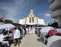 El mensaje fue recibido hacia el final de la celebración de la Santa Cena. EL INFORMADOR / F. Atilano