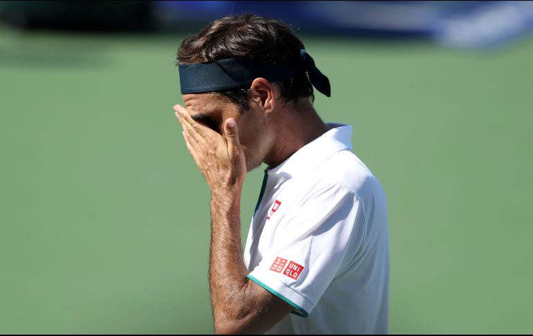Cincinnati fue el primer torneo de Federer desde que perdió la final de Wimbledon en julio ante Novak Djokovic. AFP / R. Carr