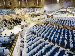 Interior del templo sede de la celebración anual en la Colonia La Hermosa Provincia, en Guadalajara. EL INFORMADOR / F. Atilano