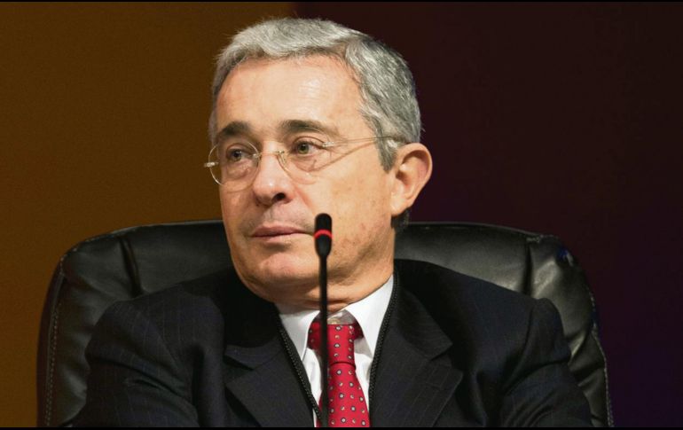 Álvaro Uribe, ex presidente de Colombia. AFP