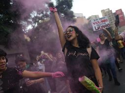 Durante la manifestación feminista del viernes en Ciudad de México se registraron agresiones que dejaron 16 personas lesionadas. EFE/ARCHIVO