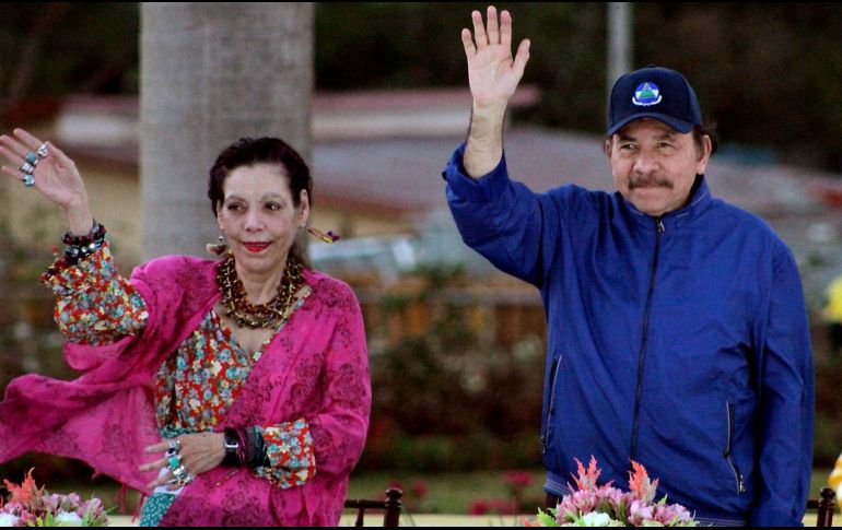 EU y Canadá han sancionado a la esposa de Ortega, Rosario Murillo, así como a otros familiares y miembros de su gobierno. AFP/Archivo