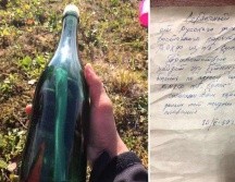 Hallan en Alaska mensaje en una botella lanzada hace 50 años