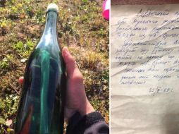 Hallan en Alaska mensaje en una botella lanzada hace 50 años