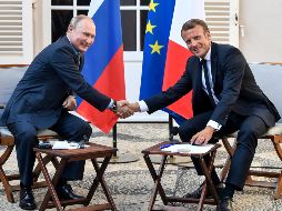 La reunión entre Macron y Putin podría realizarse “en las próximas semanas”. AP / G. Julien