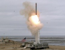 El Pentágono declara, mediante un comunicado, que esta prueba arrojará información para el desarrollo de nuevas armas de medio alcance. AFP/S. Howe