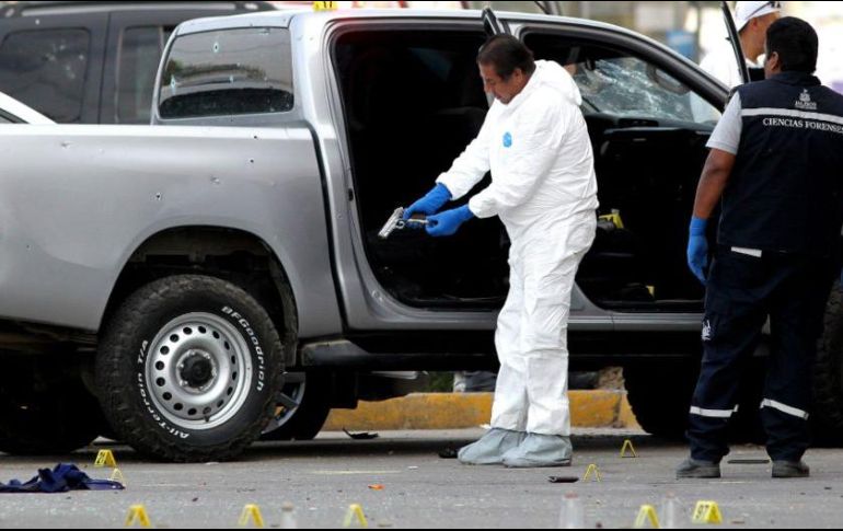 Más de 10.000 personas fueron asesinadas con armas de fuego de EE.UU. este año en México. AFP