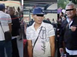 Cámaras de seguridad captaron la ruta del escape del sujeto, que huye en compañía de tres personas. ESPECIAL