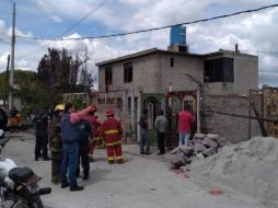 La detonación de material pirotécnico ocurrió cerca de las 15:20 horas de este martes. TWITTER/@edomexinforma_