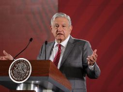López Obrador reacciona luego de que la secretaria de Gobernación declarara ayer que había diálogo con grupos, aunque no especificó si eran armados. NTX / G. Granados