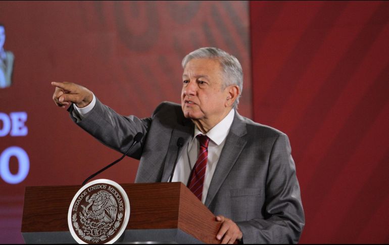 López Obrador señaló que el objetivo es no buscar el poder por el poder, ni la ambición por el dinero, sino el servir al pueblo. NTX / G. Granados