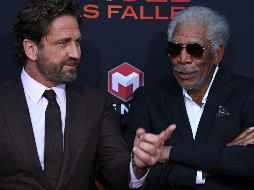 Butler encarna a un agente del Servicio Secreto cuya misión es velar por la seguridad del mandatario estadounidense personificado por Freeman. AFP / V. Macon