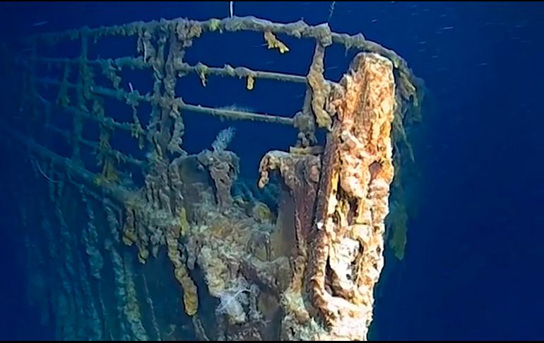 El Titanic está situado a una profundidad donde la temperatura del agua está en torno a 1 grado centígrado. AP / Atlantic Productions