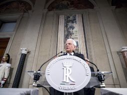 Mattarella ha conversado durante dos días con los responsables de las formaciones políticas tras la dimisión de Giuseppe Conte. EFE/A. Carconi