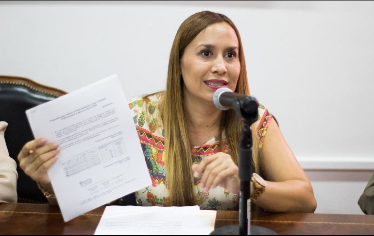 Érika Pérez, coordinadora de la bancada, detalló que buscan modificar la fórmula con la que se calcula la bolsa de recursos que reciben los partidos. Cortesía