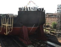 La planta atómica flotante quedará anclada en las costas de Siberia. AFP