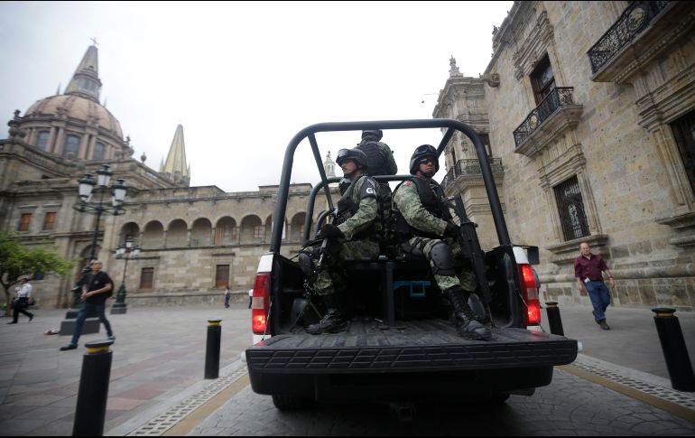 Los efectivo incorporados a las labores de seguridad pertenecen al 24 Regimiento de Tehuacán, Puebla. EL INFORMADOR/Archivo