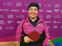 Claudia Pérez consiguió la primera dorada para la delegación mexicana en Lima. @CONADE