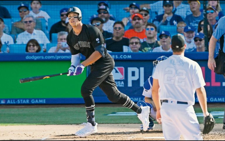 Aaron Judge, el bateador de poder de los Yankees, fue uno de los protagonistas del último juego. AP