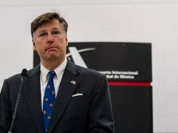 Landau llegó a México el pasado 16 de agosto y señaló que viene con la mano extendida porque EU gana cuando hay un México próspero y estable. NTX / ARCHIVO