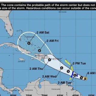 Tormenta tropical "Dorian" amenaza el Caribe y podría convertirse en huracán