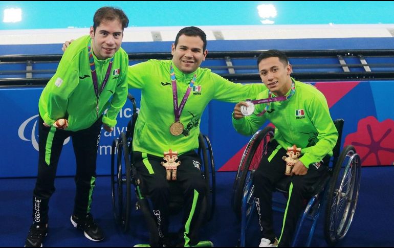 Zárate, quien es jalisciense, se dijo especialmente complacido por haber superado su marca personal en estos Juegos Parapanamericanos. TWITTER / @CONADE
