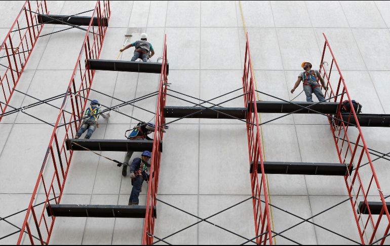 La edificación, el pilar más importante de la construcción, presentó una disminución de 5.22% en el sexto mes del año. EL INFORMADOR/Archivo