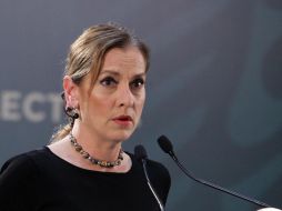 Beatriz Gutiérrez Müller se refirió en general a las pintas, no solo la del Ángel de la Independencia. NTX/ARCHIVO