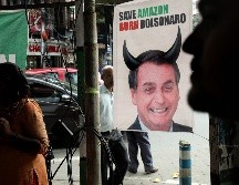 La actitud de Bolsonaro ante los incendios forestales en la zona ha sido criticada por diversos organismos y personalidades. EFE/P. Adhikary