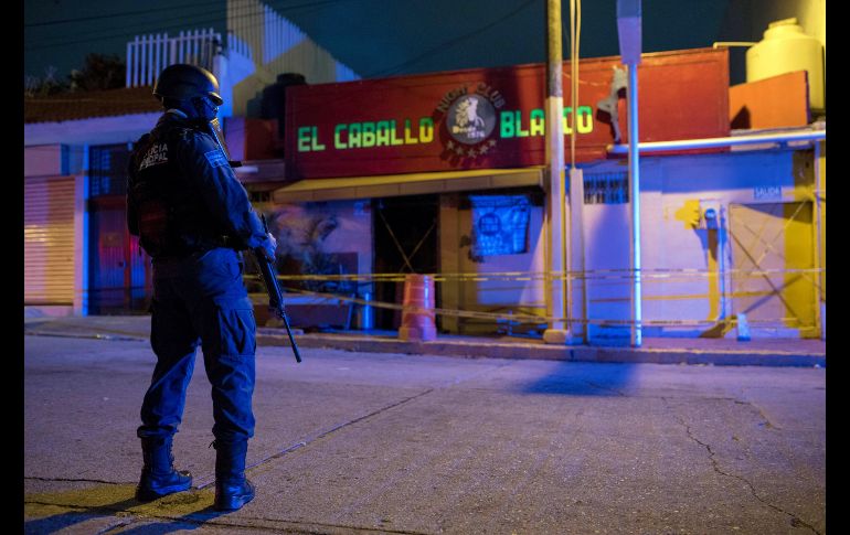 Un ataque al centro nocturno El Caballo Blanco en Coatzacoalcos, Veracruz, se registró la noche del martes. EFE/A. Hernández