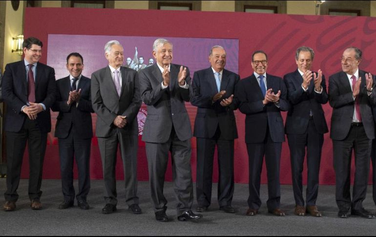 Carlos Slim respaldó al presidente López Obrador. Gobierno de México