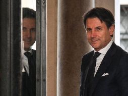 Giuseppe Conte se dirige a una reunión en el Senado este jueves en Roma. AFP/A. Solaro