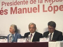 López Obrador acudió hoy al encuentro con legisladores de su partido. TWITTER@JAlejandroPenaV