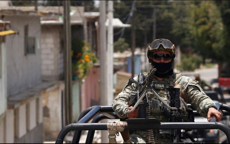 El estudio señala que hay seis civiles muertos por cada mil marinos desplegados en tareas de seguridad. EFE/ARCHIVO