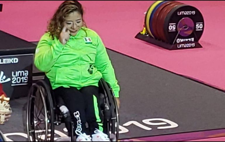 Amalia Pérez se mantiene en la cima del proceso para los Juegos Paralímpicos Tokio 2020. TWITTER/@CONADE