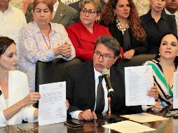 Monreal dijo que firmaron senadores que se encontraban en los trabajos de la plenaria cuando se conoció la resolución de la Comisión de Honestidad. NTX / J. Lira