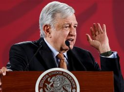 López Obrador pidió este viernes que se aprovechen los estatutos de Morena. EFE/J. Méndez