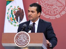 Eduardo Osuna Osuna, vicepresidente y director general de BBVA México, en la entrega de Becas Olimpiada del Conocimiento Infantil 2019. ESPECIAL