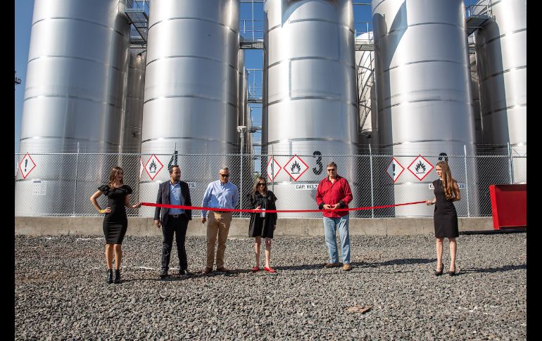 Inauguran tanques de almacenamiento de grado alimenticio