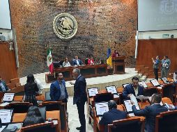 El aval al convenio se aprobó con el voto a favor de los 34 diputados presentes en la sesión. EL INFORMADOR / R. Rivas