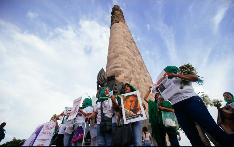 La marcha se realizó en el marco del Día Internacional de las Víctimas de Desapariciones Forzadas. EL INFORMADOR / G. Gallo