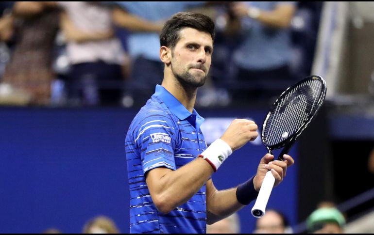 Novak Djokovic no ha perdido ningún set en los tres encuentros que ha disputado. AFP/K. Lotze