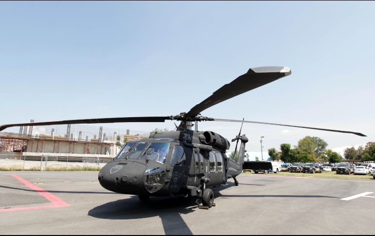 Durante el sexenio de Emilio González, el helicóptero Black Hawk se describió como una aeronave “caracterizada por su utilidad en situaciones de alto riesgo”. EL INFORMADOR/Archivo